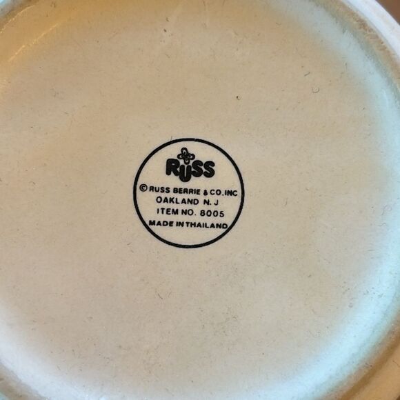 Vintage Russ Berrie & Co. Rainbow Butterfly Coffee Mug - Picture 3 of 6